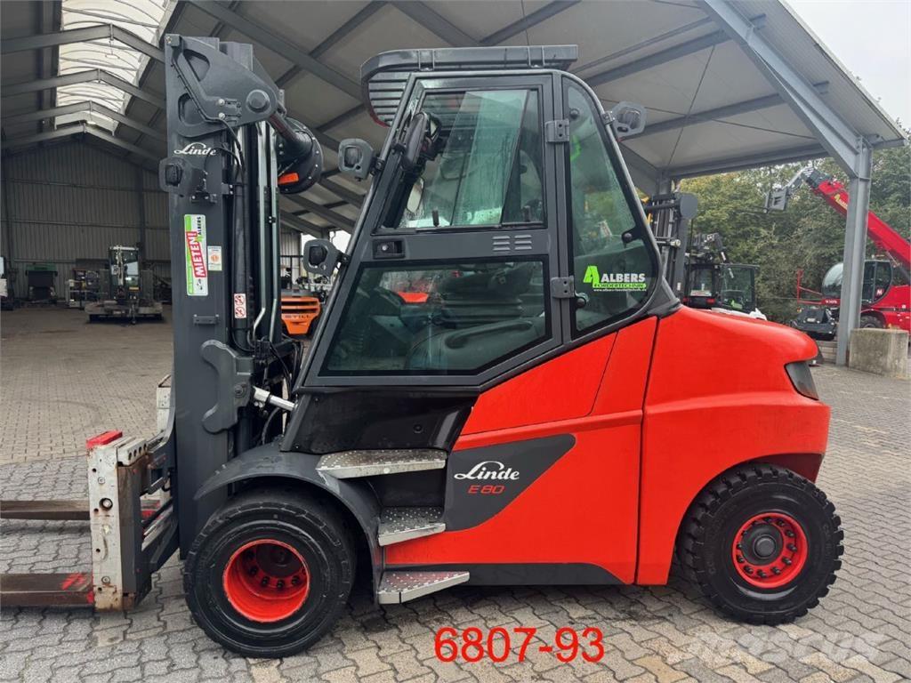 Linde E 80-01 / 900 Elektrikli forkliftler