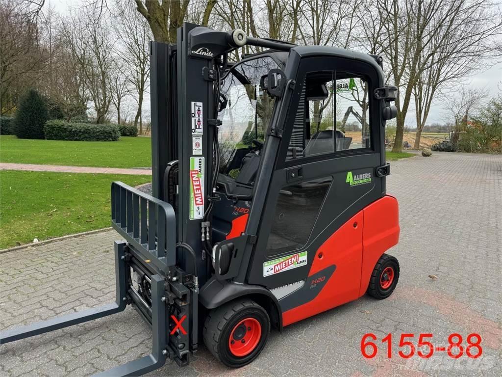 Linde H 20 T 01 LPG'li forkliftler
