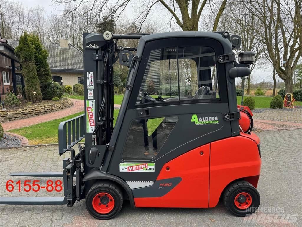 Linde H 20 T 01 LPG'li forkliftler