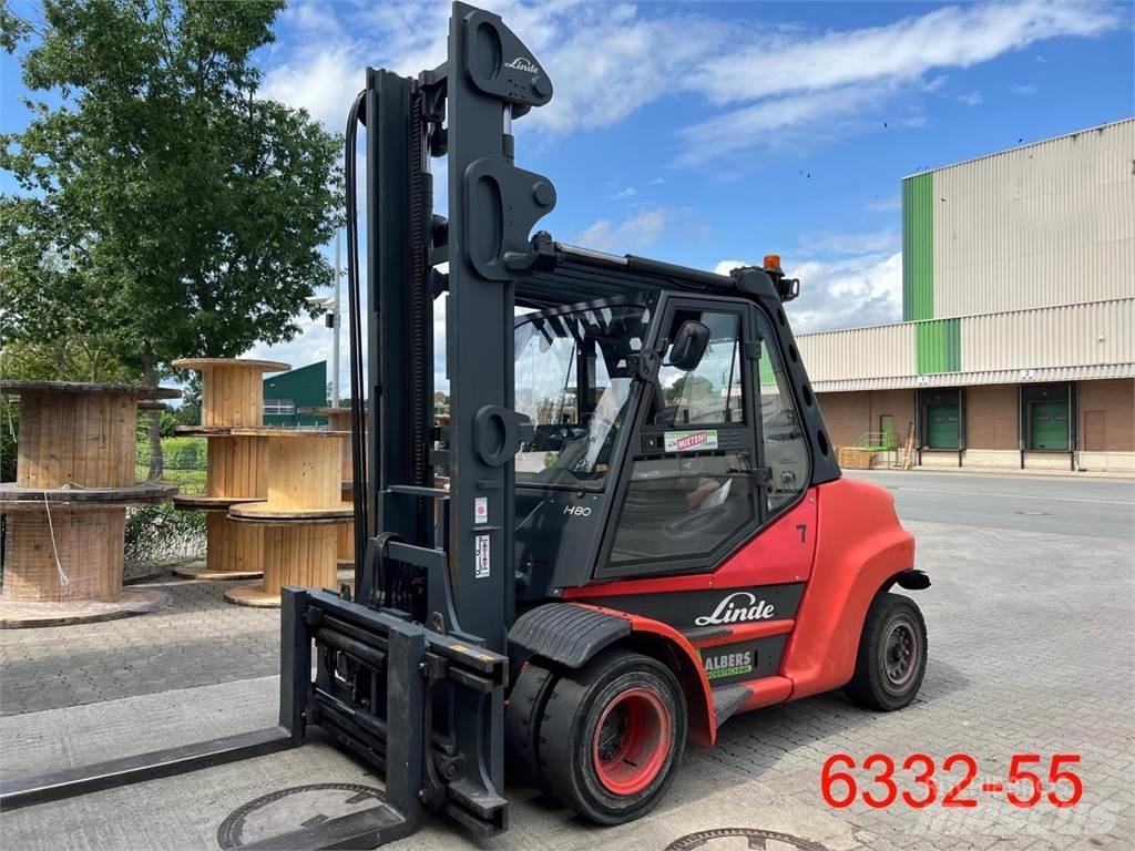 Linde H 80 D 02 900 Dizel forkliftler