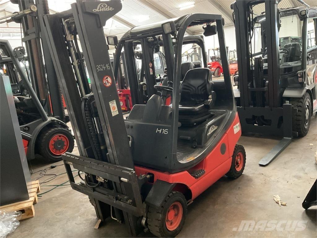 Linde H16T-03 LPG'li forkliftler