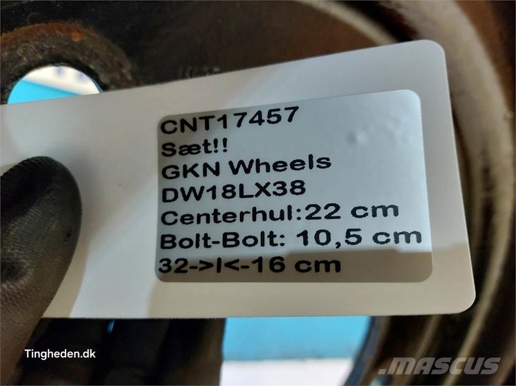  38 DW18Lx38 Sæt Tekerlekler