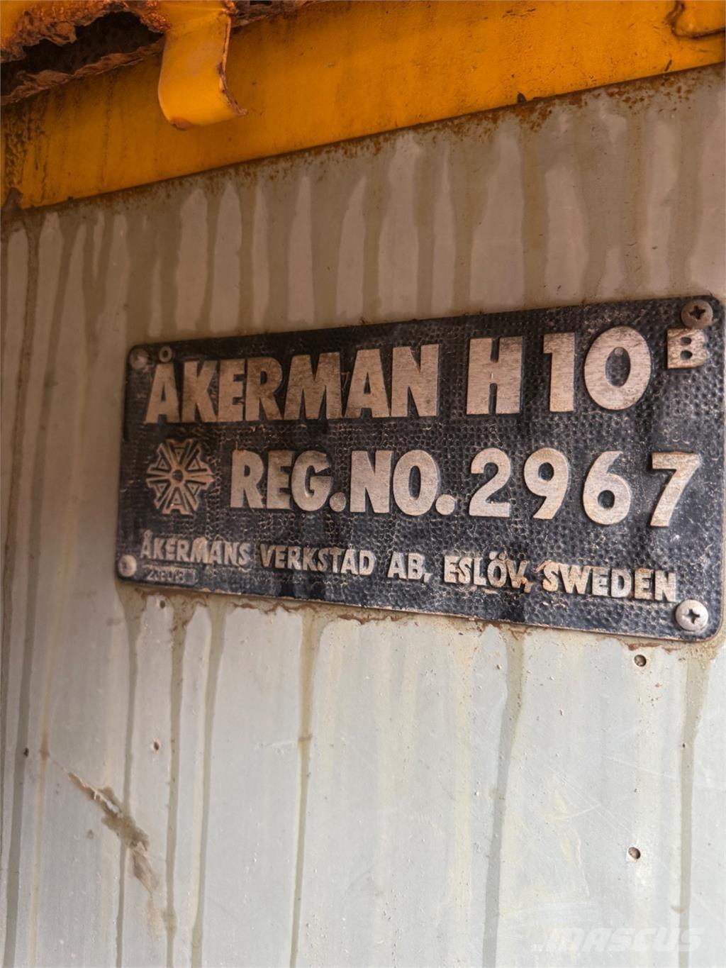 Åkerman H10B Paletli ekskavatörler