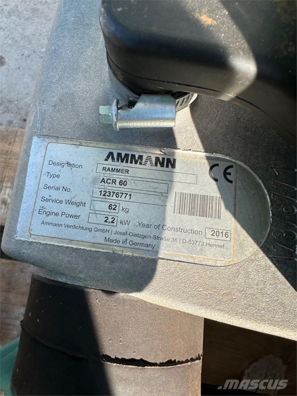 Ammann ACR60 Sıkıştırma tokmakları