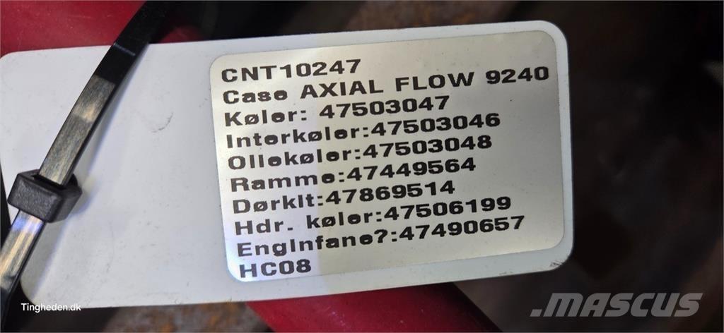 Case IH 9240 Radyatörler
