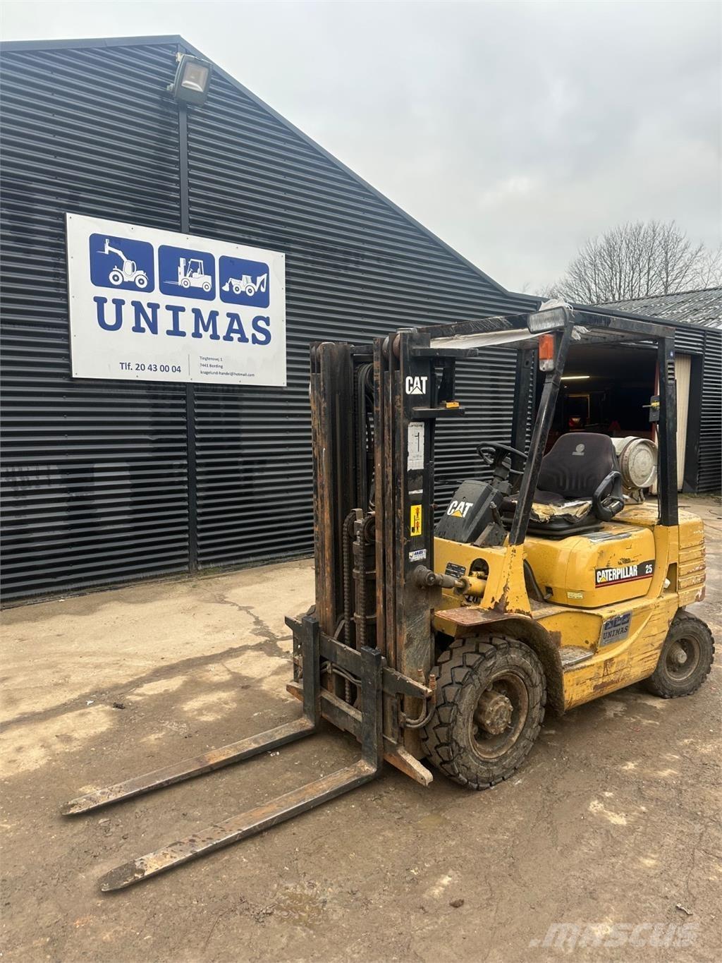 CAT GP25 LPG'li forkliftler