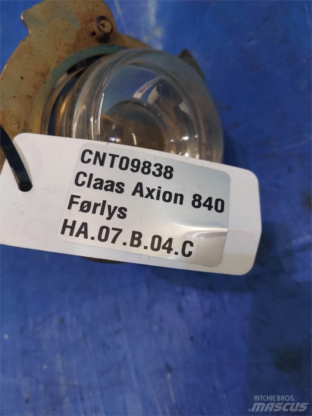 CLAAS Axion 840 Diger traktör aksesuarlari