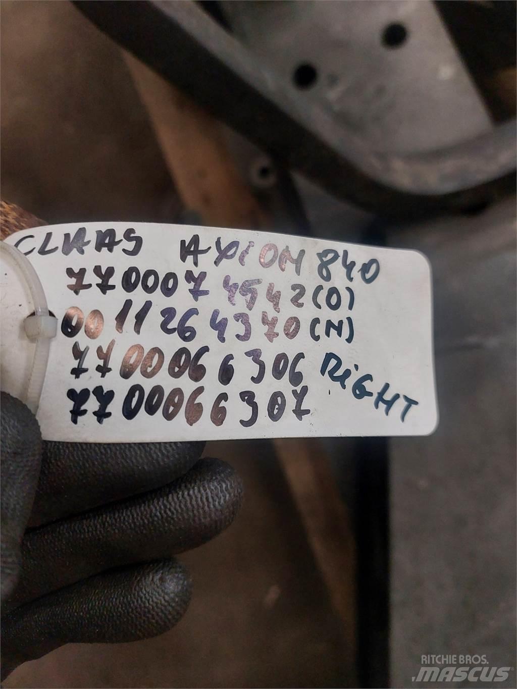 CLAAS Axion 840 Diger traktör aksesuarlari