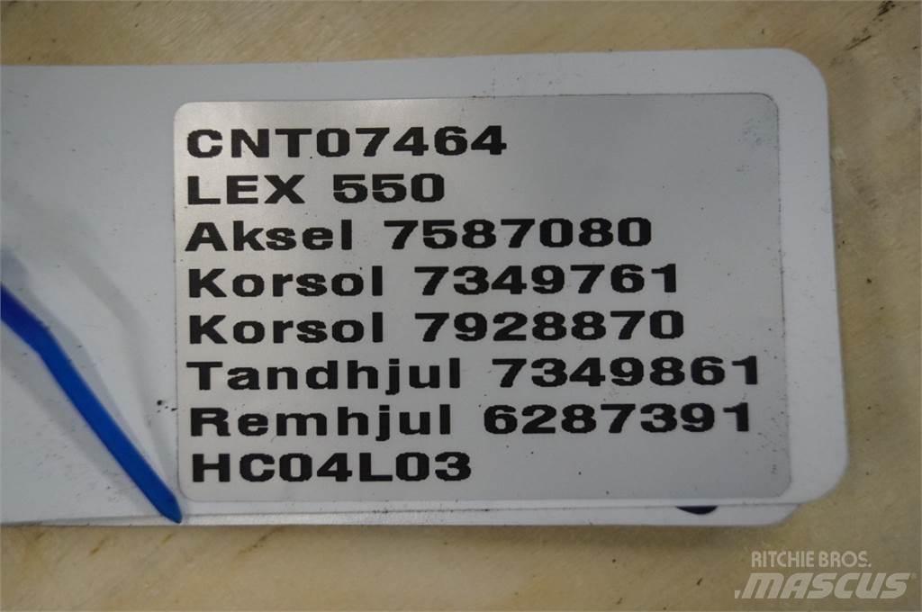 CLAAS Lexion 550 Diger tarim makinalari