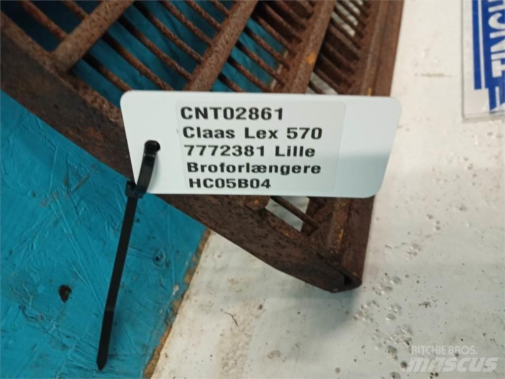 CLAAS Lexion 570 Biçerdöver aksesuarlari