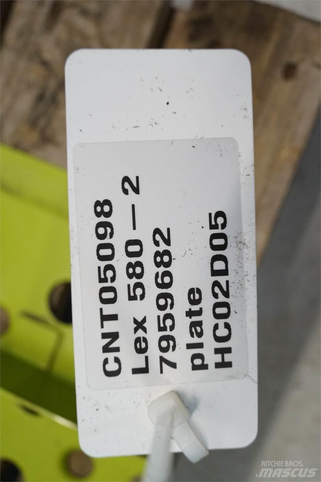 CLAAS Lexion 580 Diger tarim makinalari