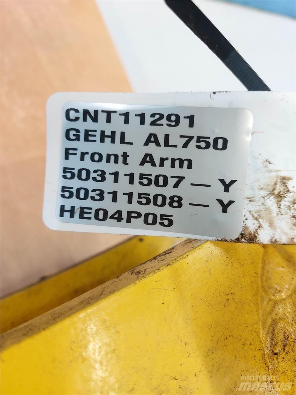 Gehl AL750 Bomlar ve kollar