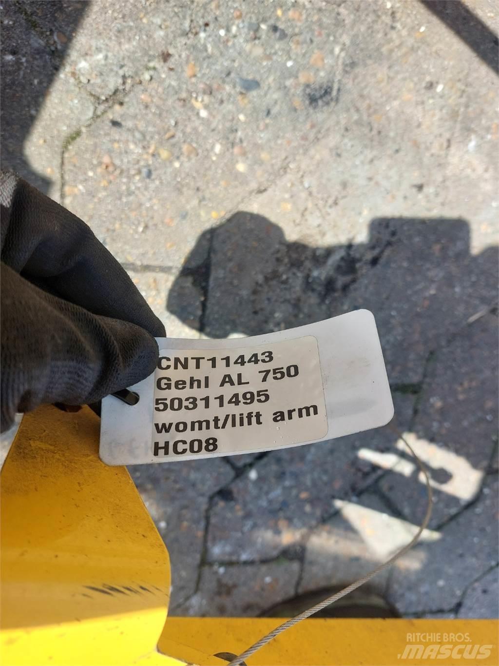 Gehl AL750 Bomlar ve kollar
