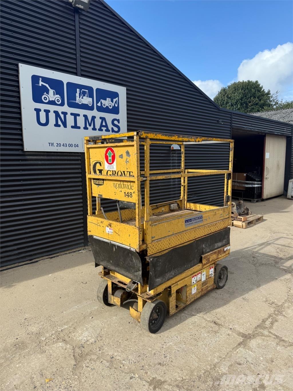 Grove Saxlift Makasli platformlar