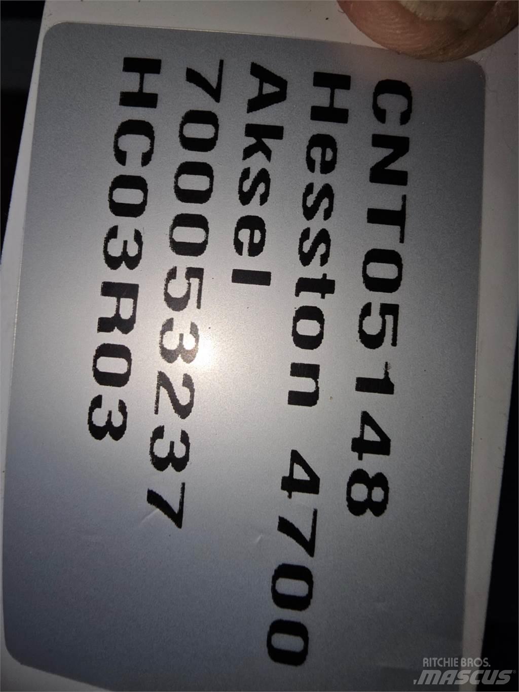 Hesston 4700 Diger yem biçme makinalari