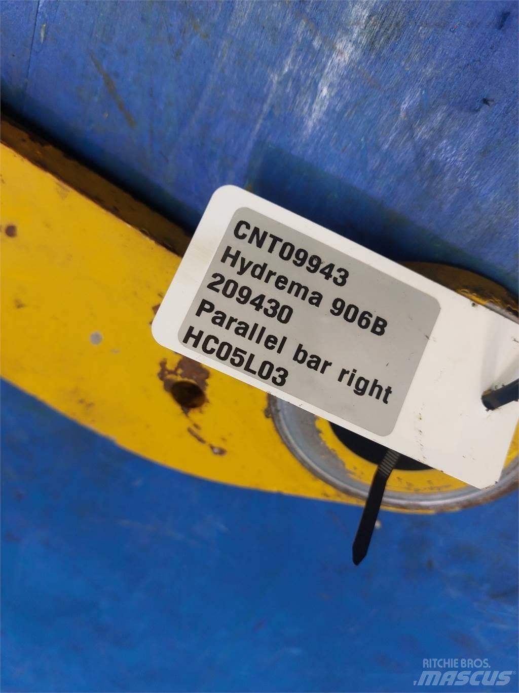 Hydrema 906B Bomlar ve kollar