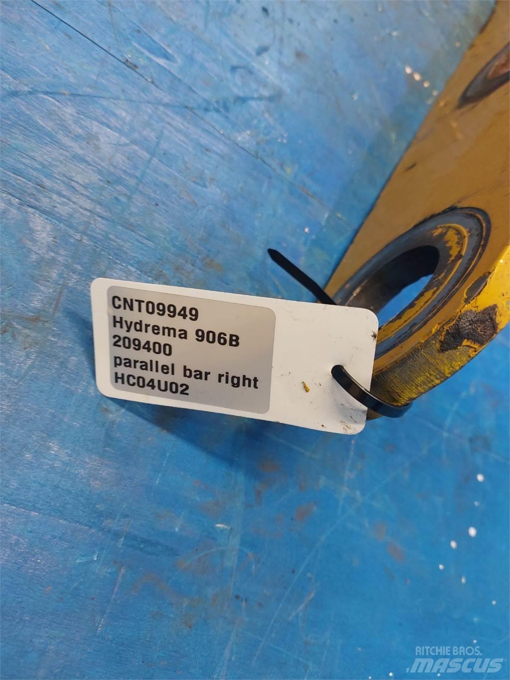 Hydrema 906B Bomlar ve kollar