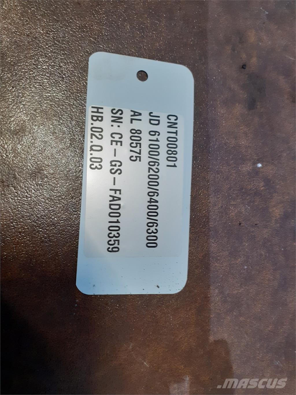 John Deere 6100 Diger traktör aksesuarlari