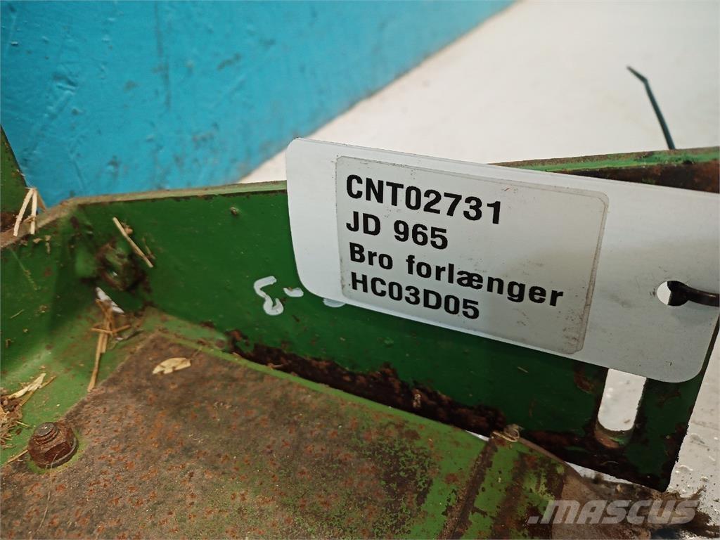 John Deere 965 Biçerdöver aksesuarlari