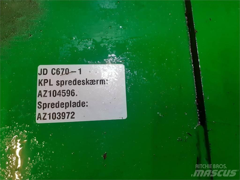 John Deere C670 Biçerdöver aksesuarlari