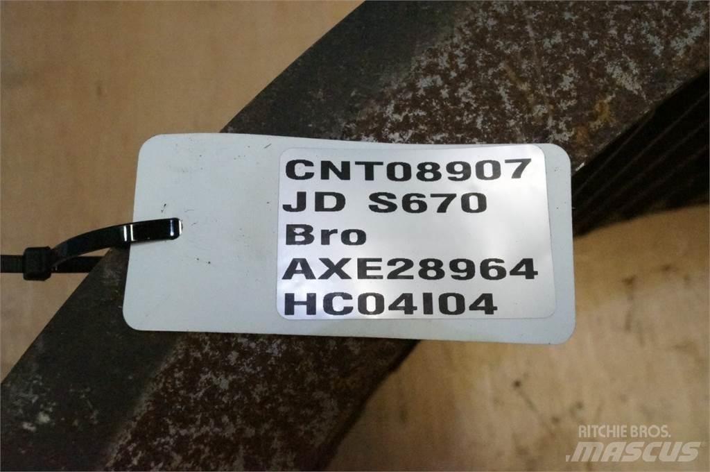 John Deere S670 Biçerdöver aksesuarlari