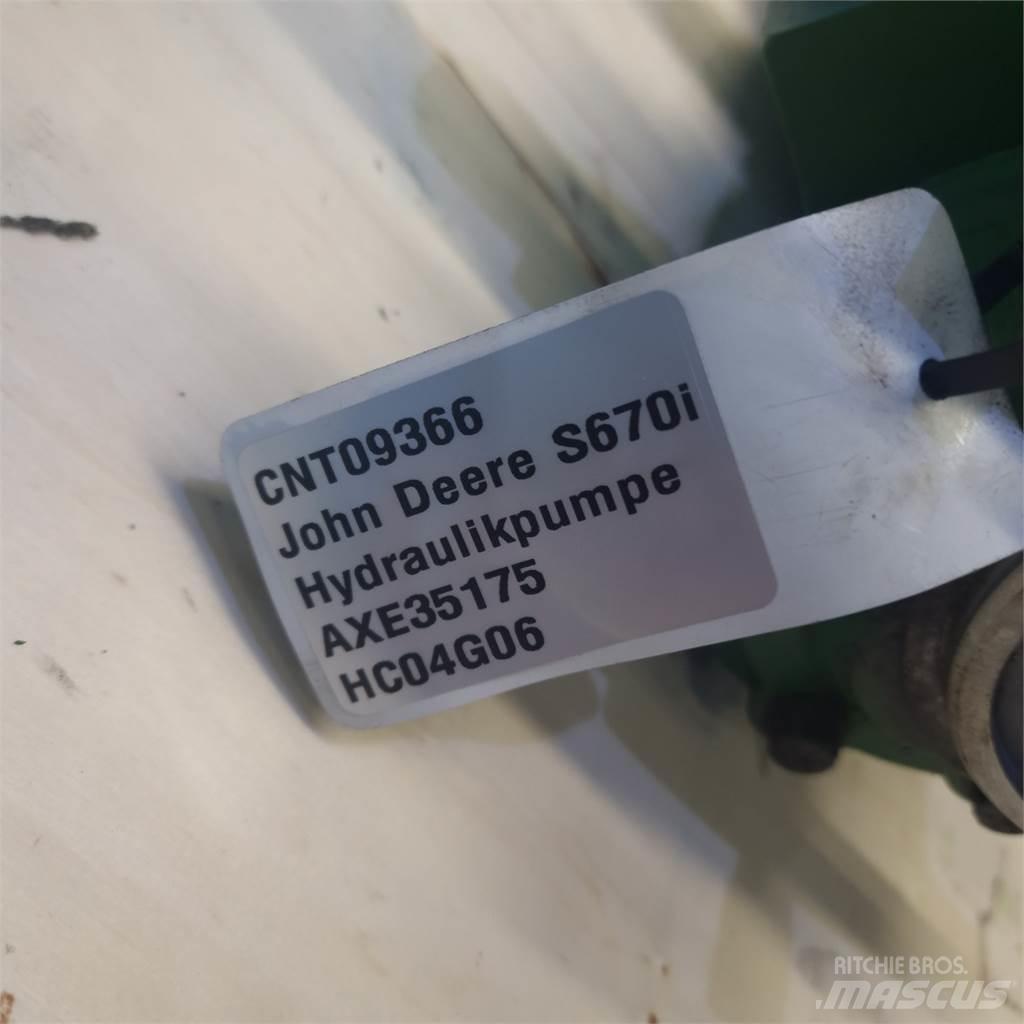 John Deere S670 Hidrolik