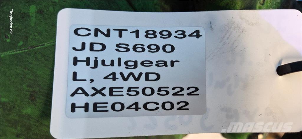 John Deere S690 Biçerdöver aksesuarlari