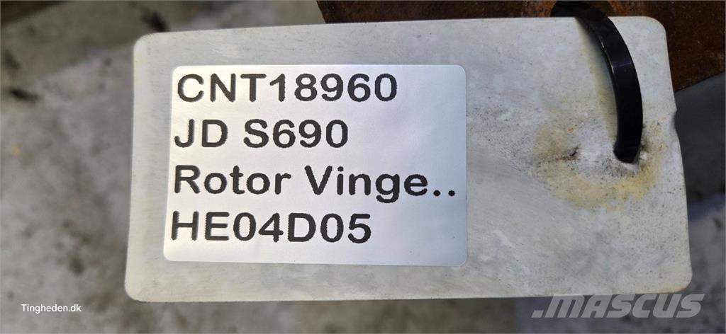 John Deere S690 Biçerdöver aksesuarlari