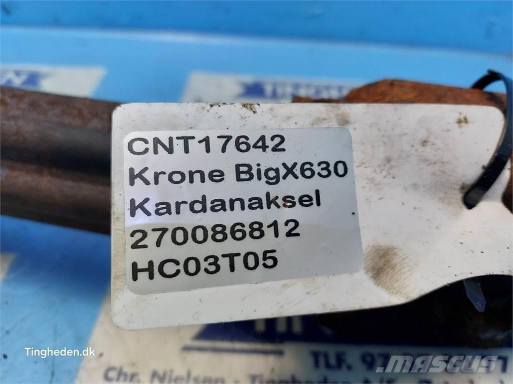 Krone Big X 630 Ot, samanlık ve yem makinesi aksesuarları