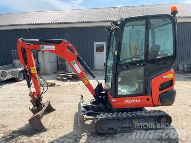Kubota KX19-4 Mini ekskavatörler, 7 tona dek