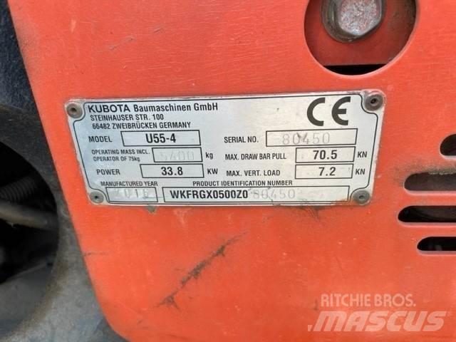 Kubota U55-4 Paletli ekskavatörler