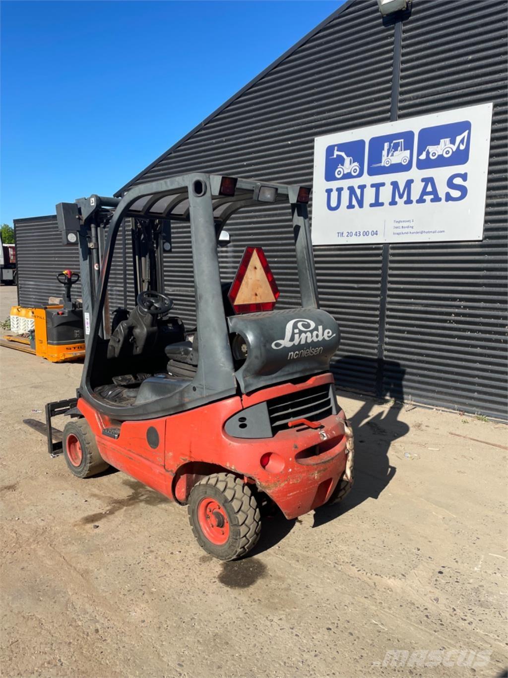 Linde H18T LPG'li forkliftler