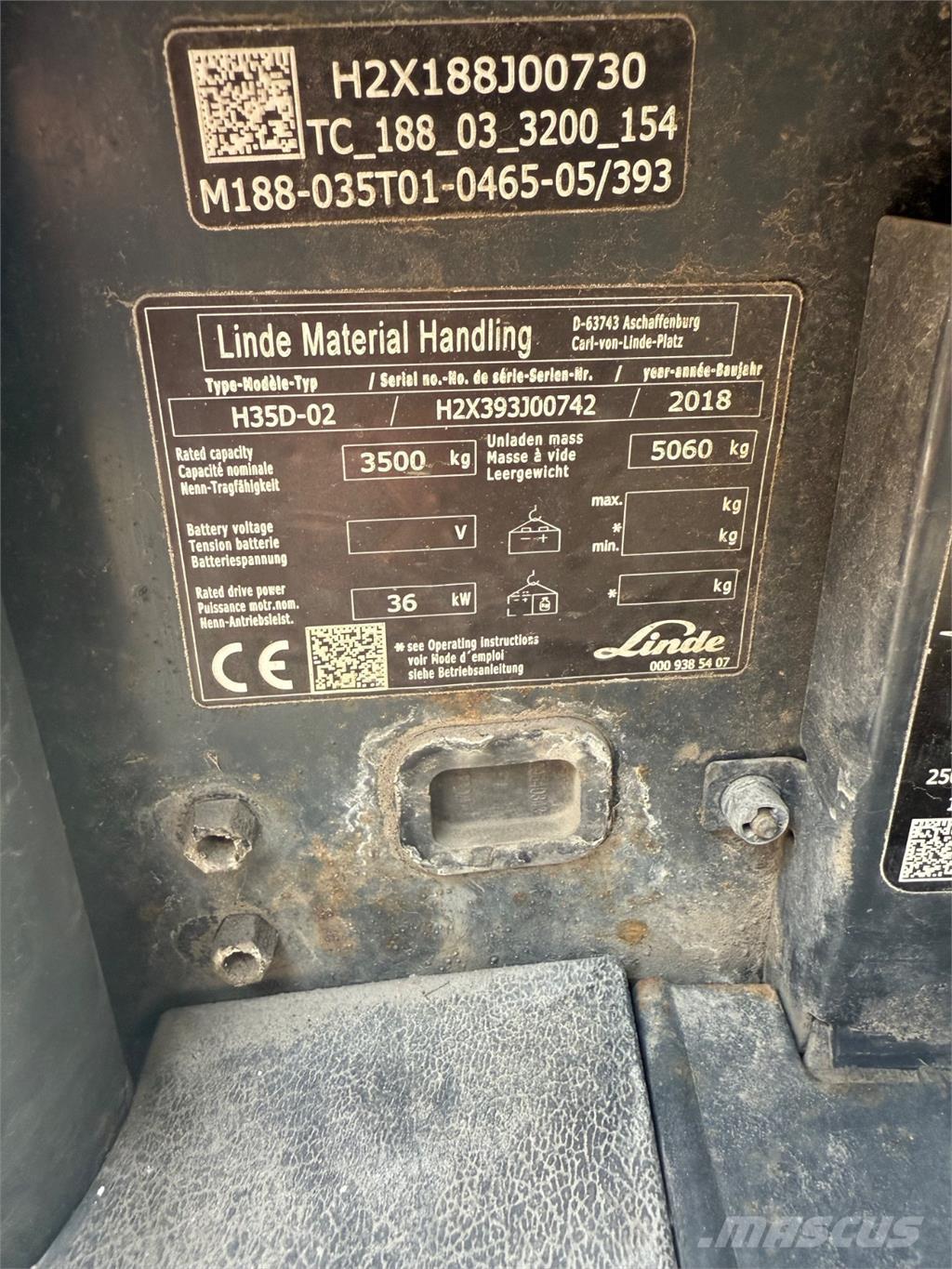 Linde H35D Dizel forkliftler