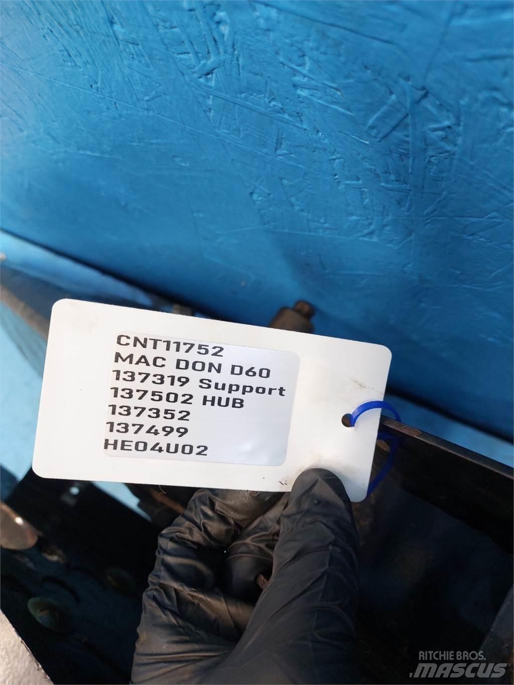 MacDon D60 Biçerdöver aksesuarlari