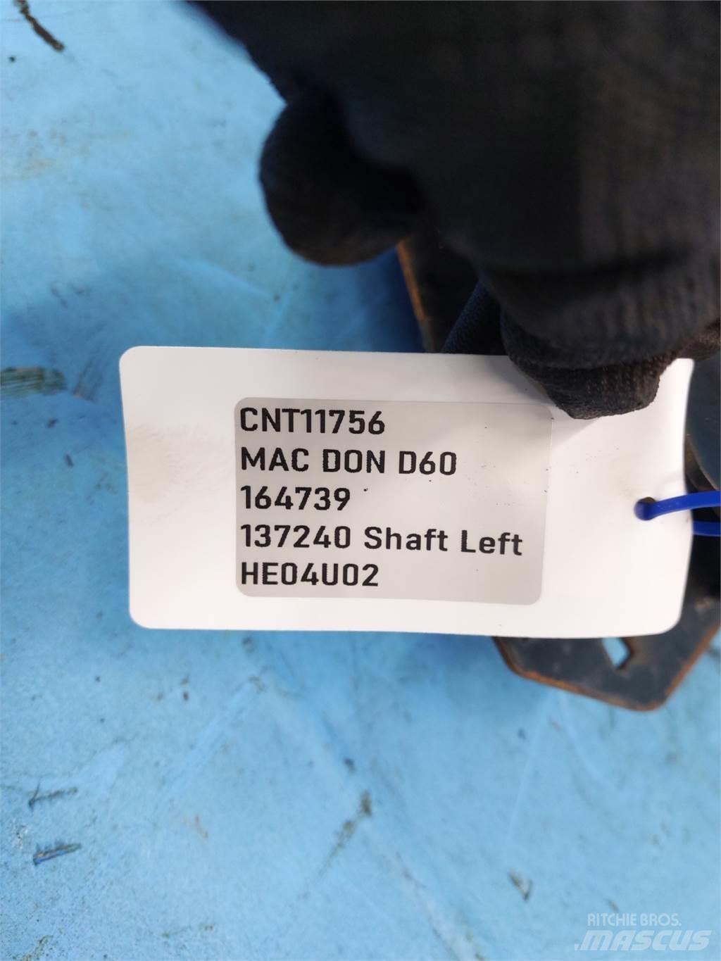 MacDon D60 Biçerdöver aksesuarlari