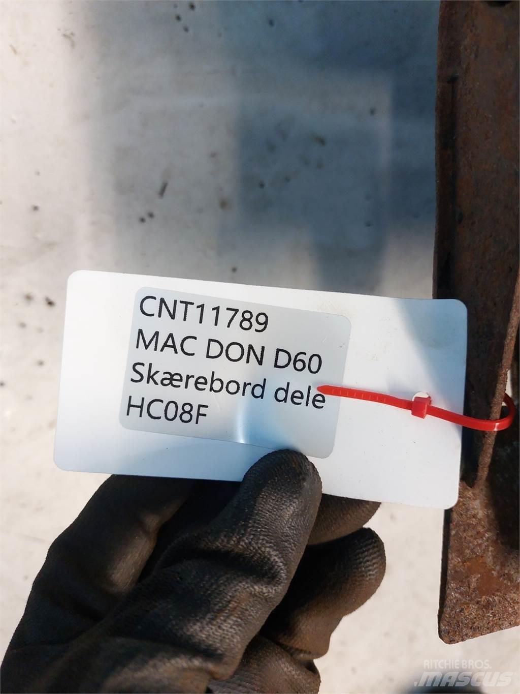 MacDon D60 Biçerdöver aksesuarlari