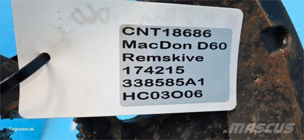 MacDon D60 Biçerdöver aksesuarlari
