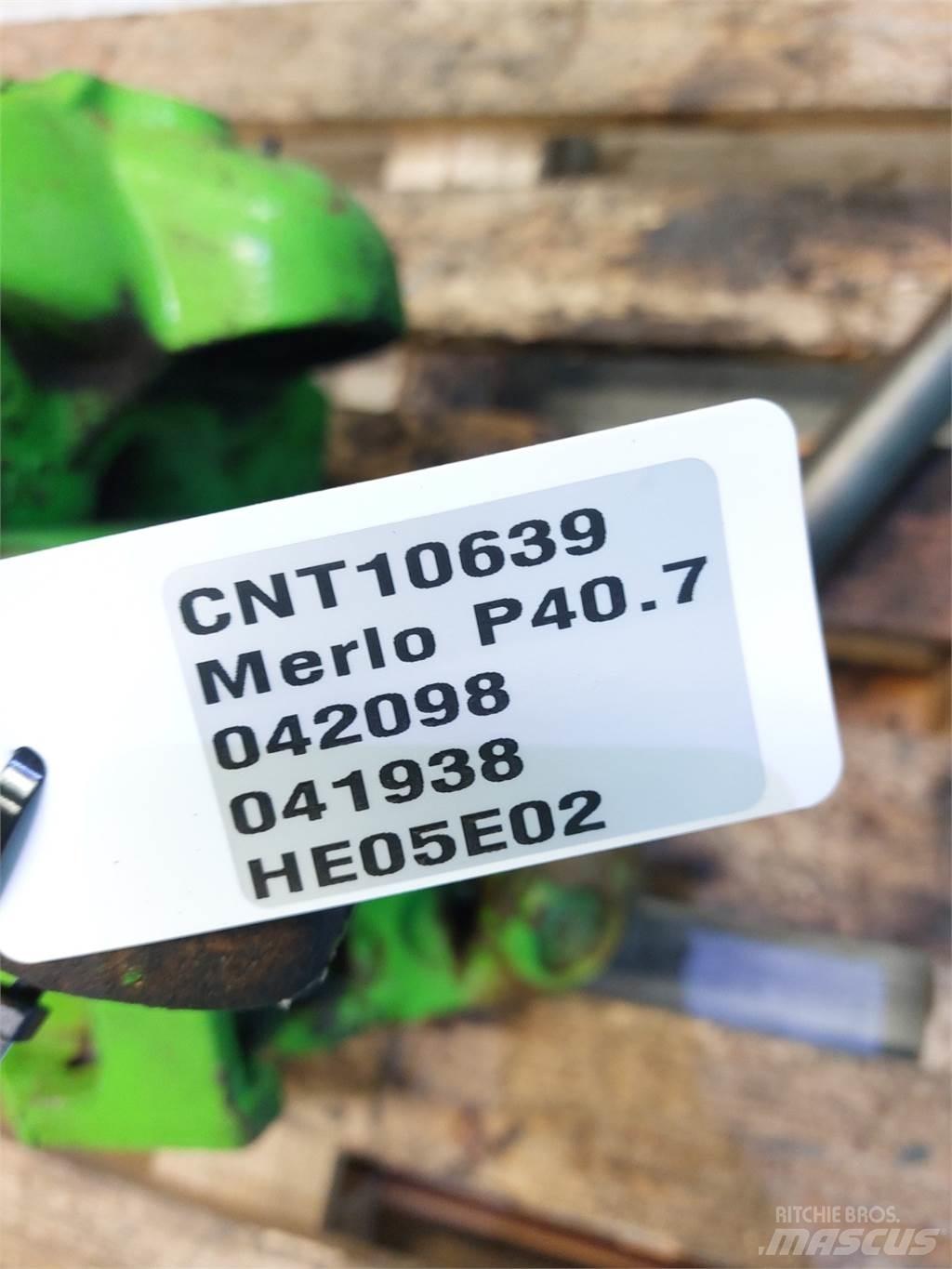 Merlo P40.7 Akslar