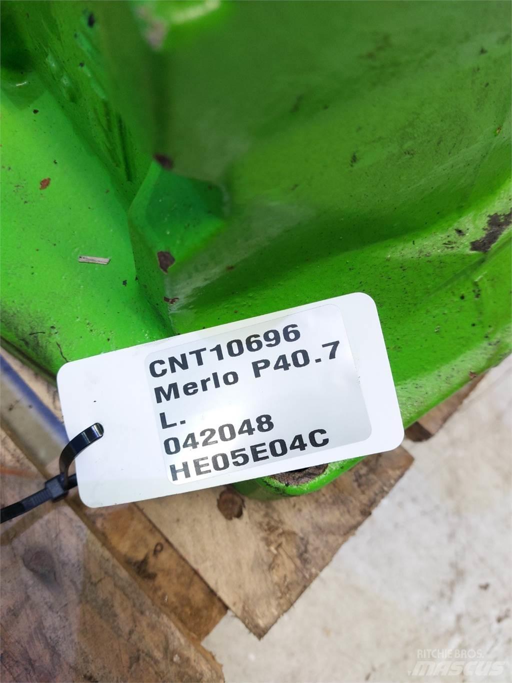 Merlo P40.7 Akslar