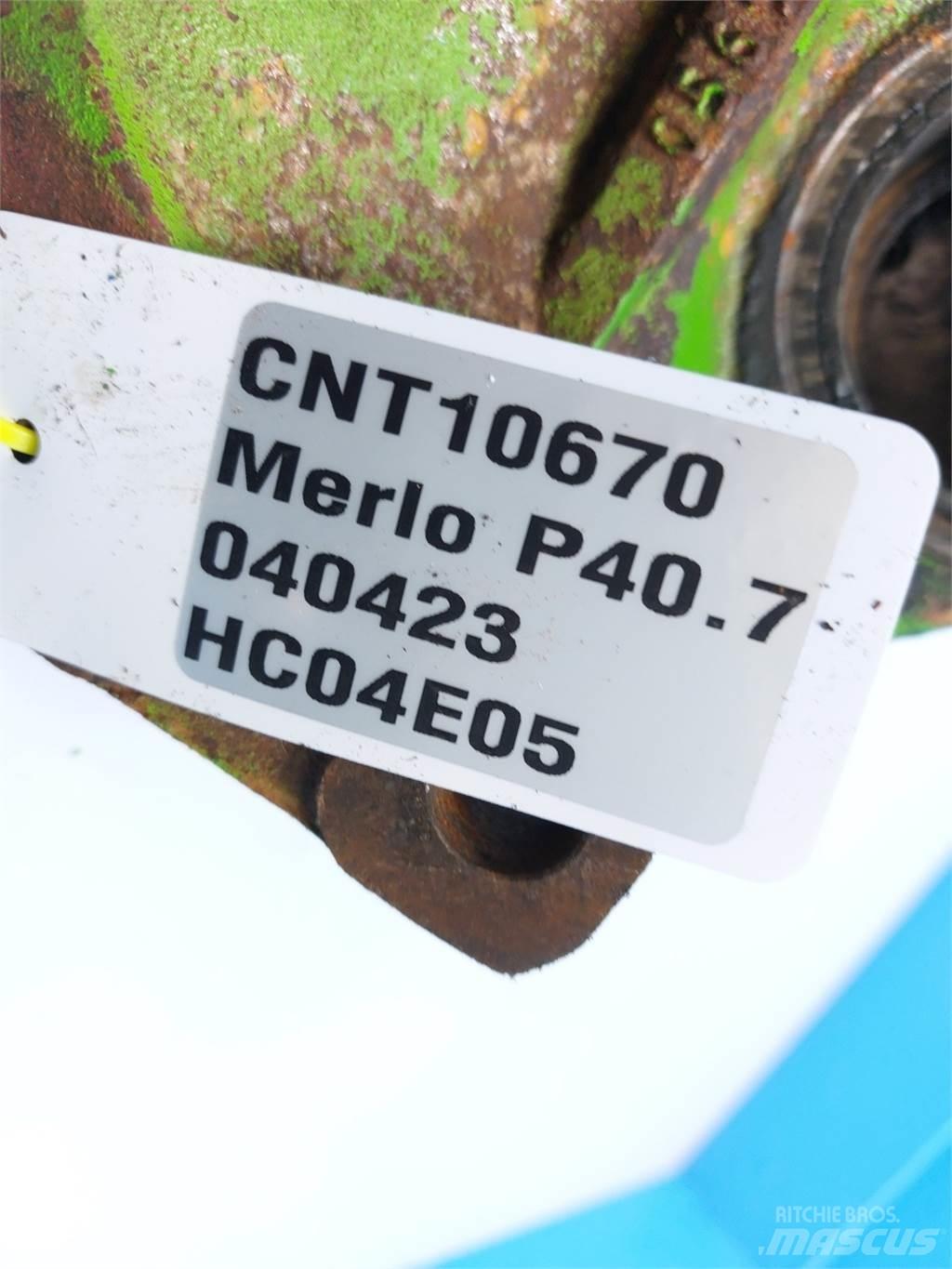 Merlo P41.7 Akslar