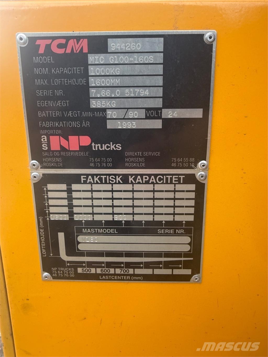 MIC 1000kg Transpaletler