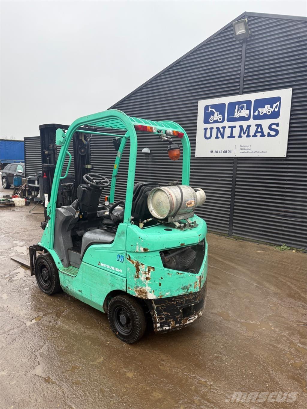 Mitsubishi FG18 LPG'li forkliftler