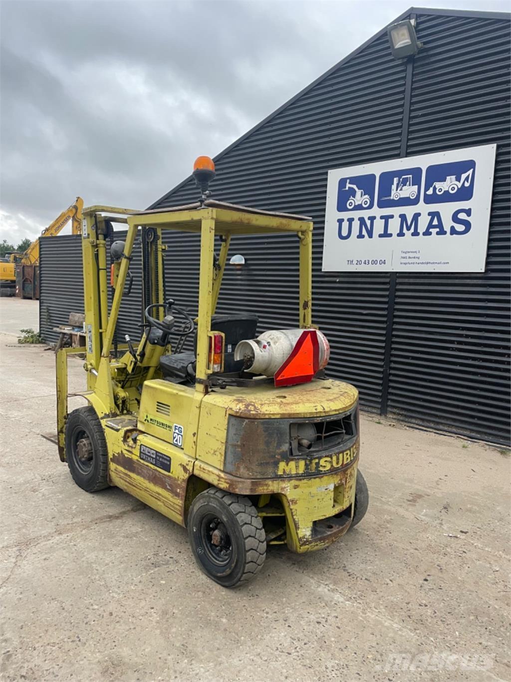 Mitsubishi FG20 LPG'li forkliftler