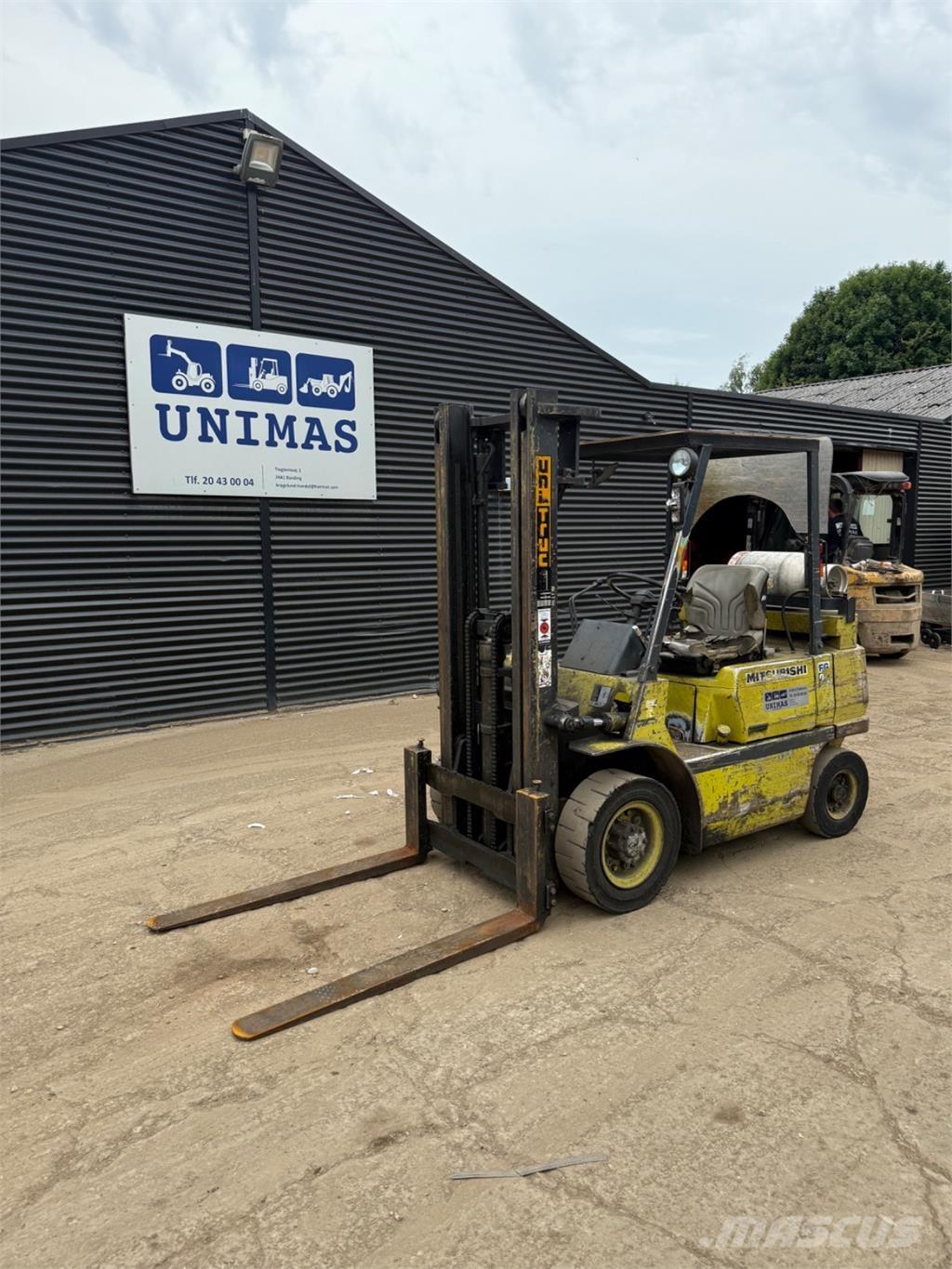Mitsubishi FG25 LPG'li forkliftler