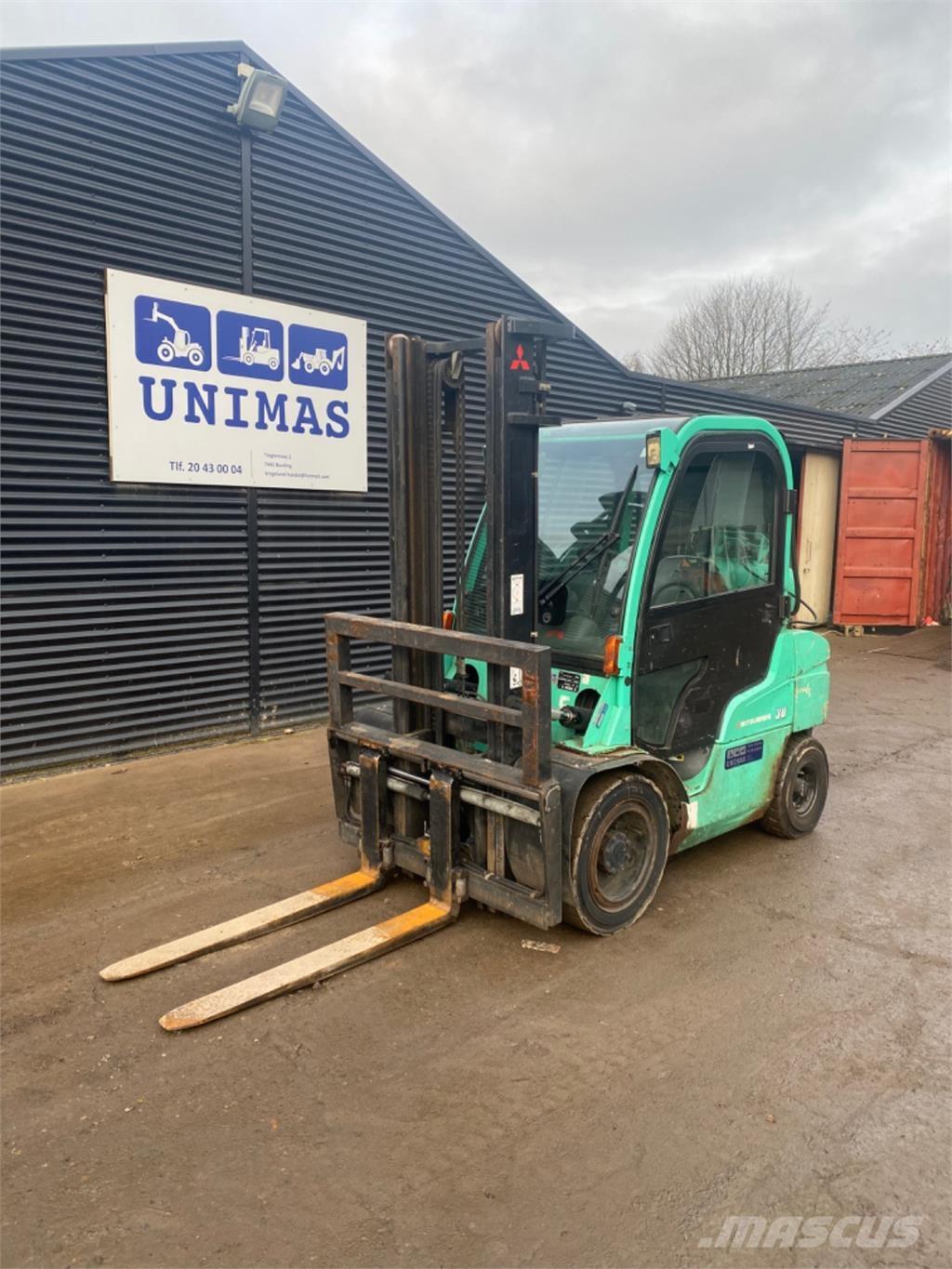 Mitsubishi FG30 LPG'li forkliftler