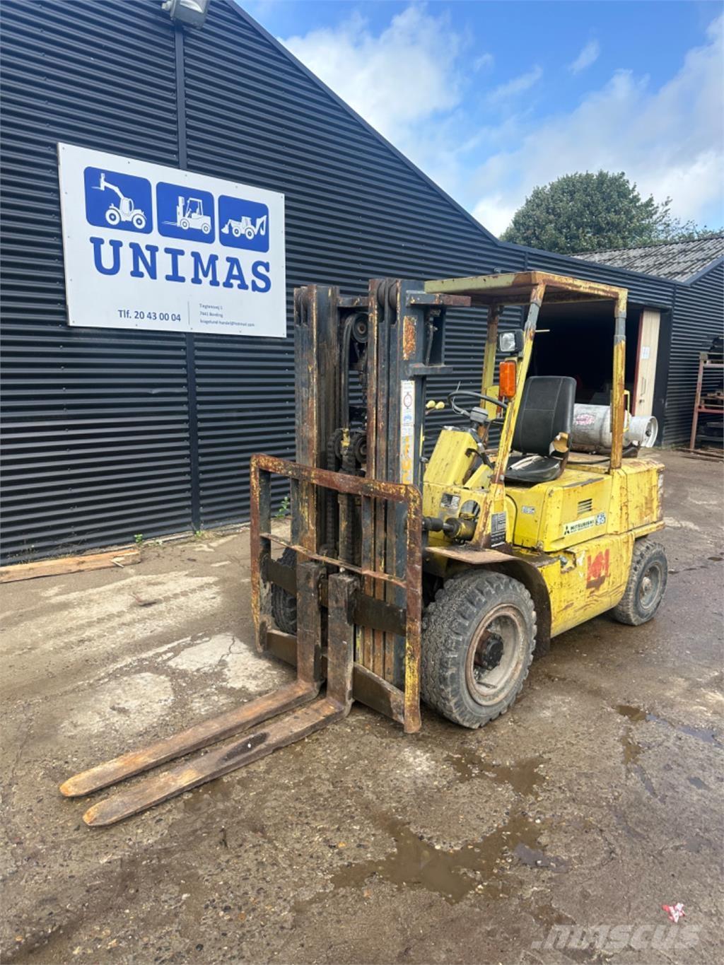 Mitsubishi FG30 LPG'li forkliftler