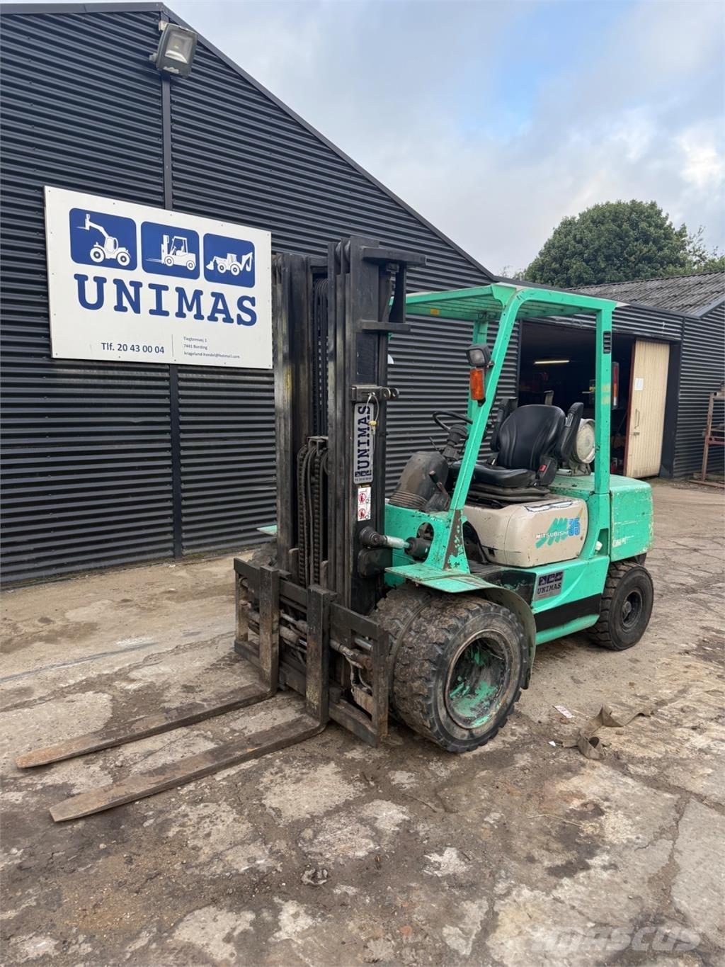 Mitsubishi FG35 LPG'li forkliftler