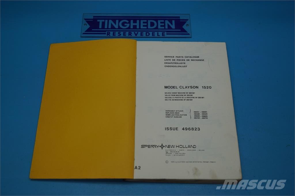 New Holland 1520 Diger tarim makinalari