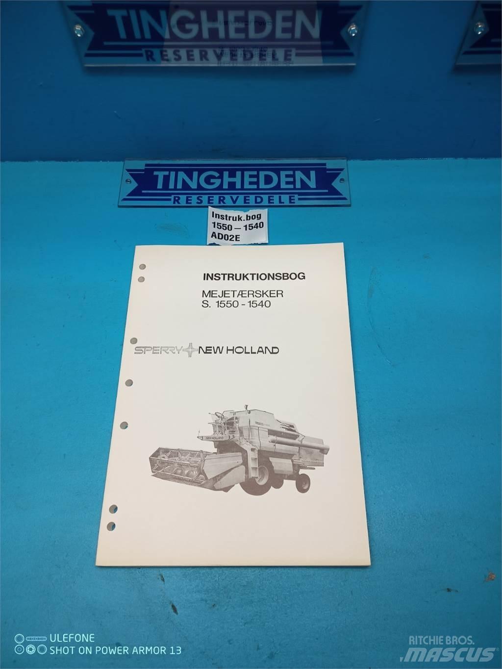 New Holland 1550 Diger tarim makinalari