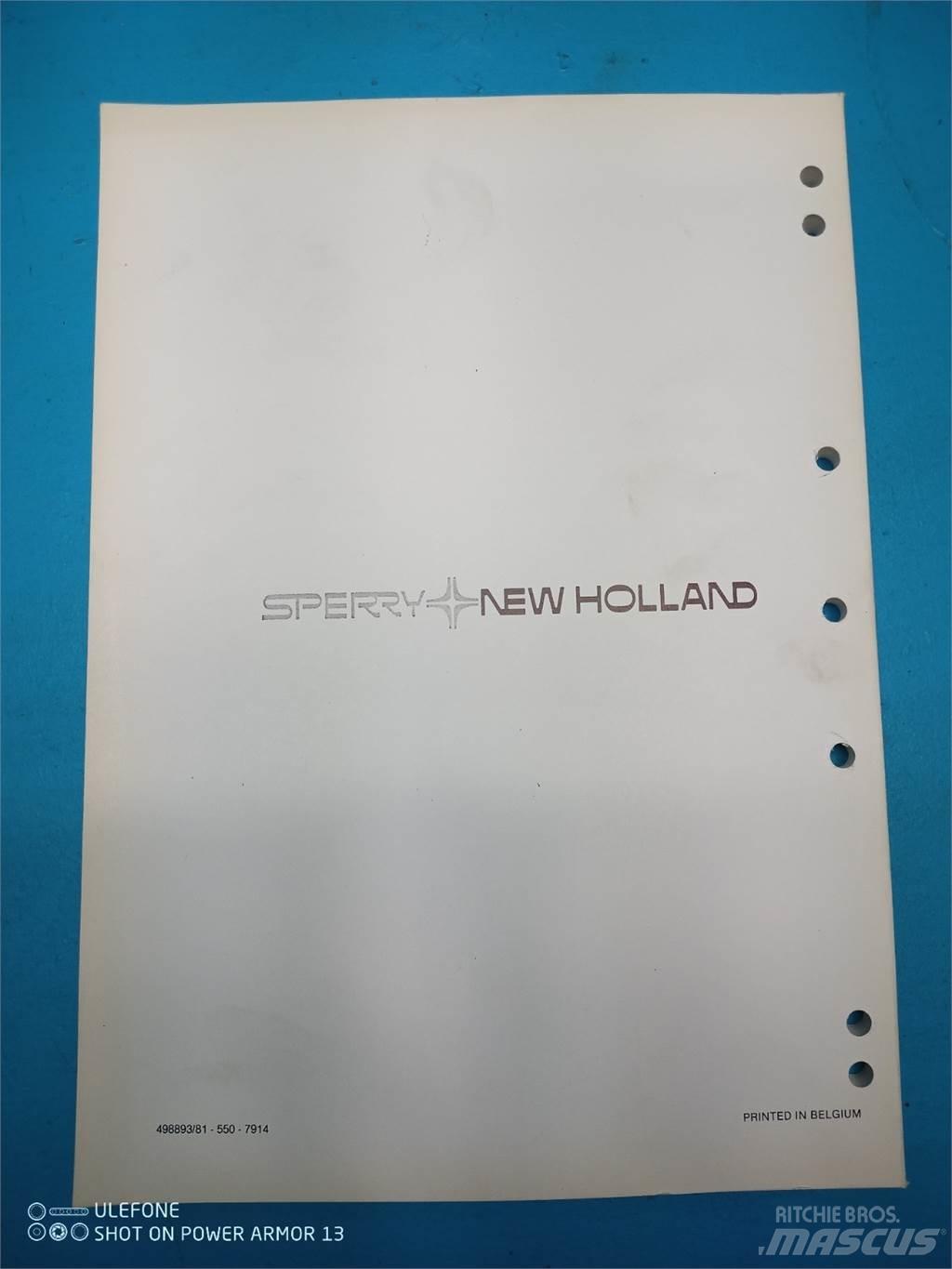 New Holland 1550 Diger tarim makinalari